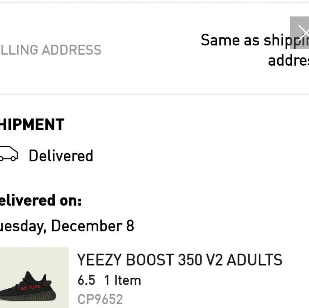 Yeezy 350 bred adult size 6.5 - Picture 2 of 7